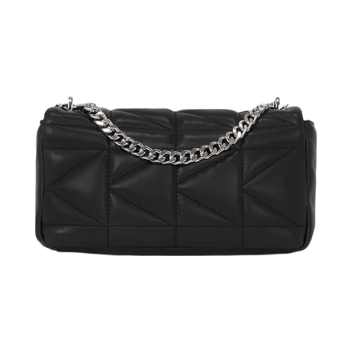 Karl Lagerfeld Kuilt Small Crossbody Bag Black Nickel