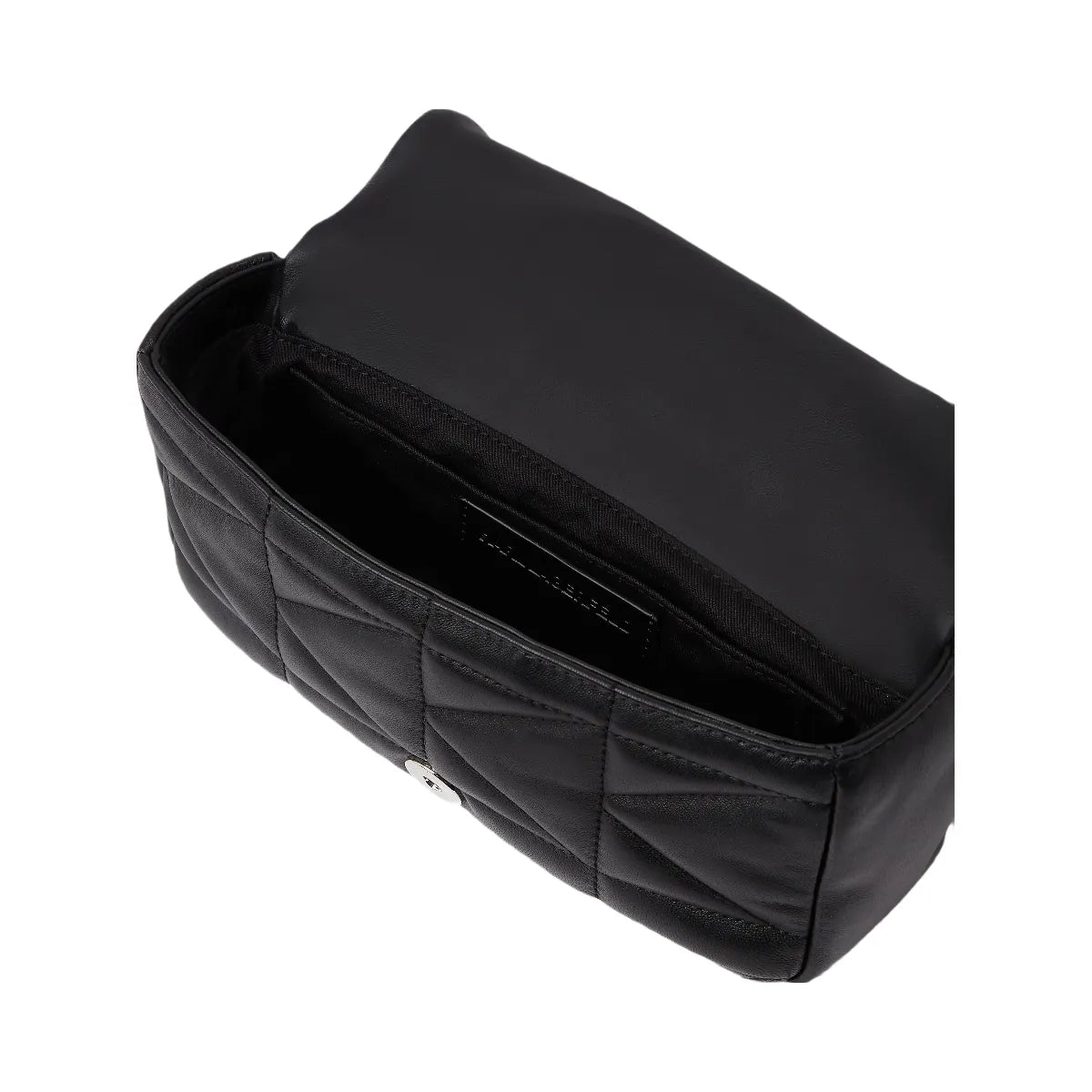 Karl Lagerfeld Kuilt Small Crossbody Bag Black Nickel