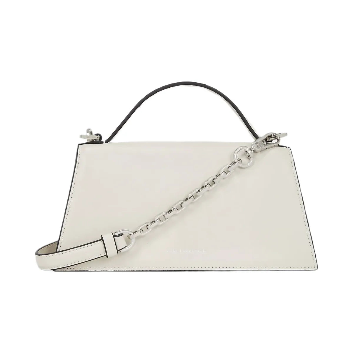 Karl Lagerfeld Signature Slim Crossbody Bag Off White