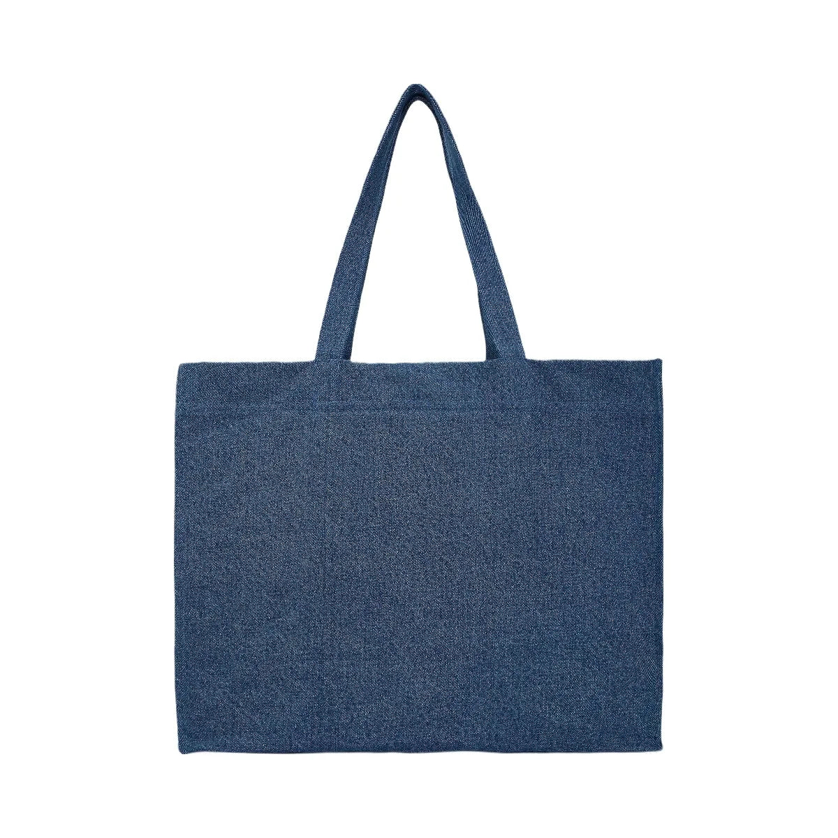 Karl Lagerfeld Logo Denim Shopper Washed Mid Blue