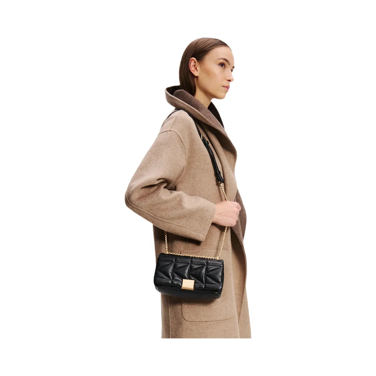 Karl Lagerfeld Kuilt Small Crossbody Bag Black