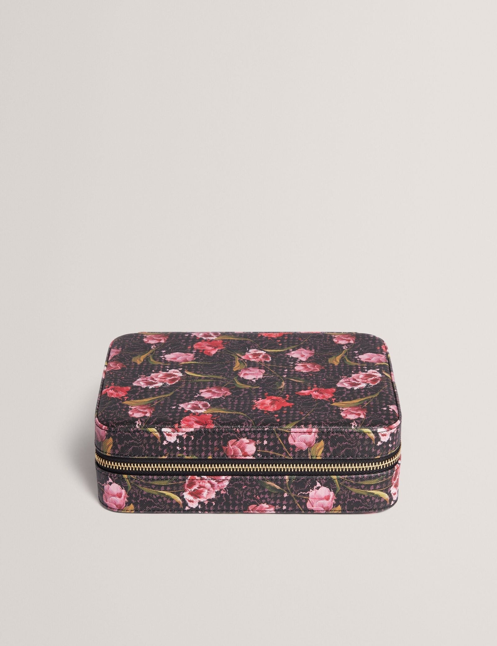 Ted Baker Tulbery Floral Print Pu Large Jewellery Case Women's