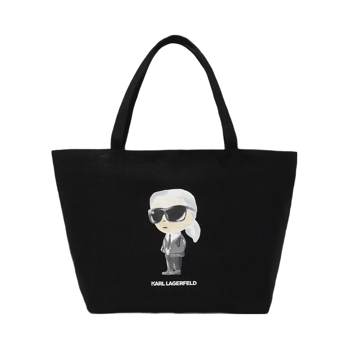 Karl Lagerfeld Ikon Aquarelle Shopper Black