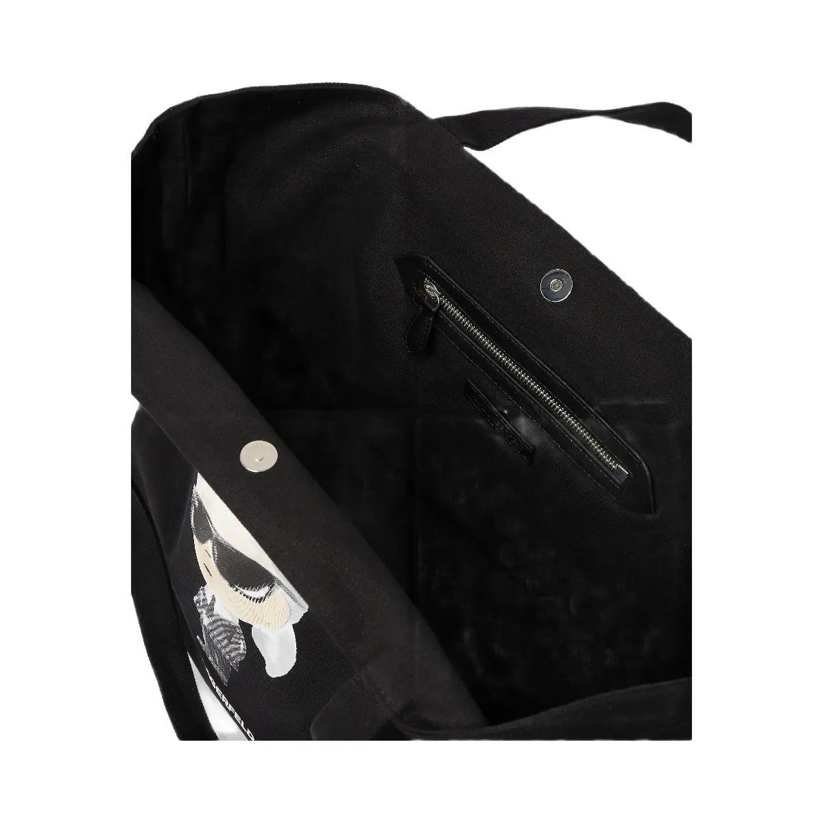 Karl Lagerfeld Ikon Aquarelle Shopper Black