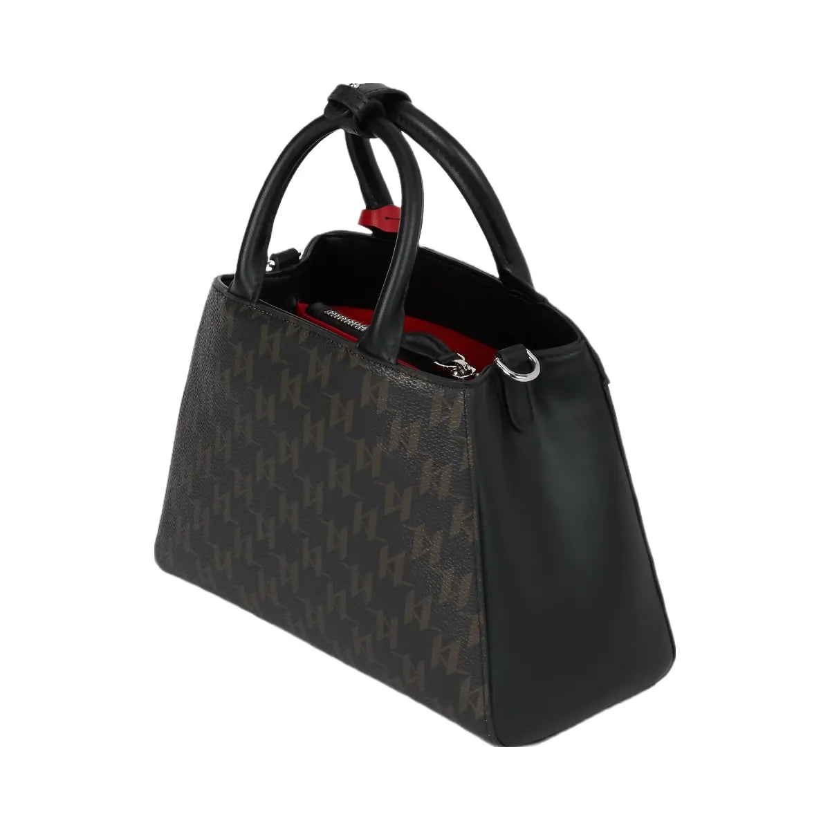Karl Lagerfeld Ikon Monogram Small Tote Bag Brown Monogram