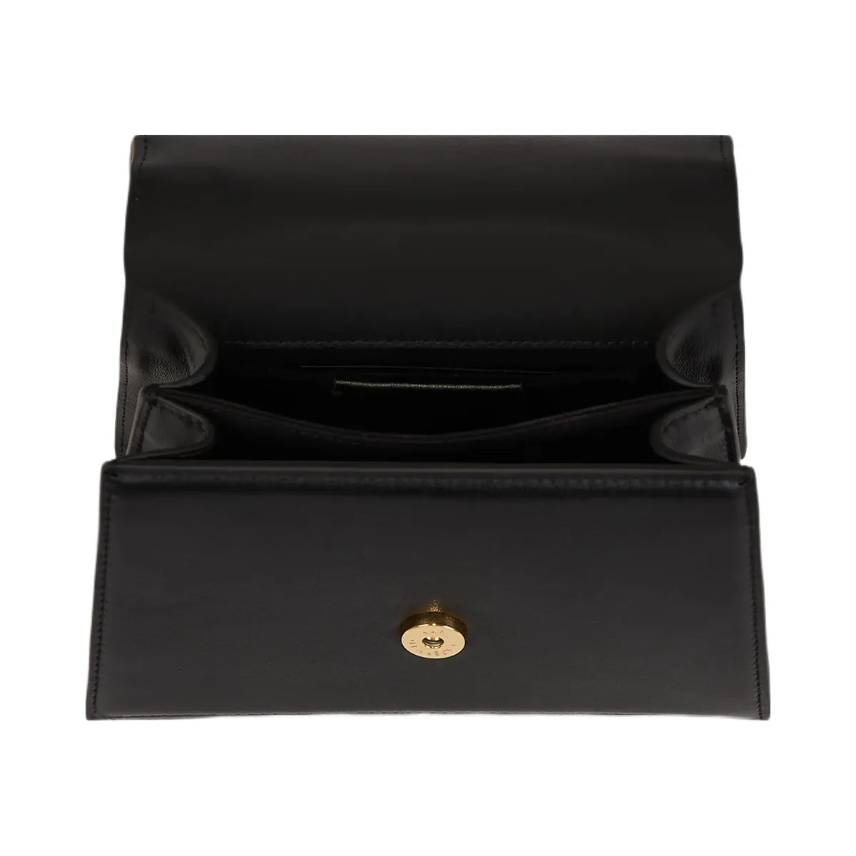 Karl Lagerfeld Signature Small Crossbody Bag Black Gold