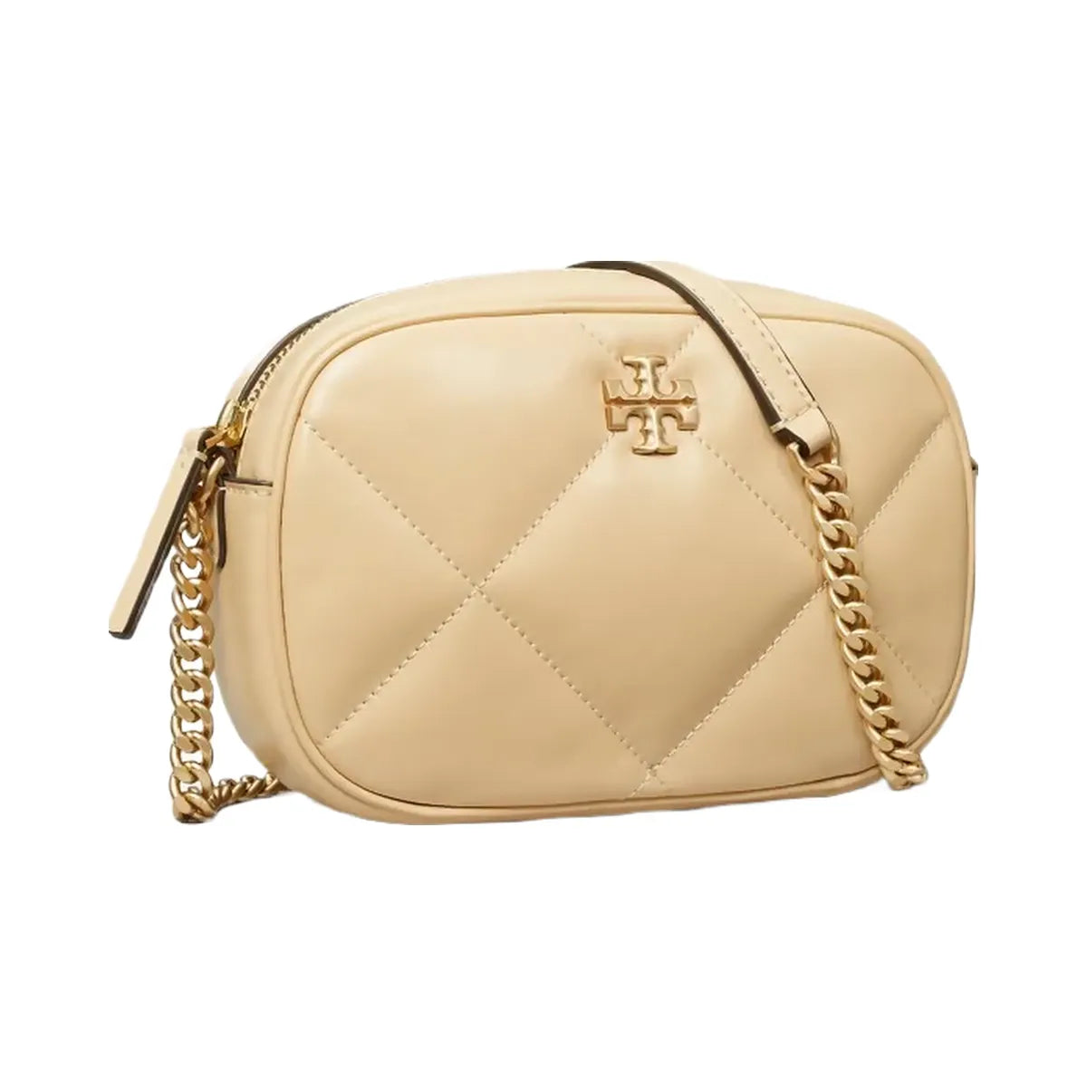 Tory Burch Kira Diamond Quilt Camera Bag Vanilla Soft Serve