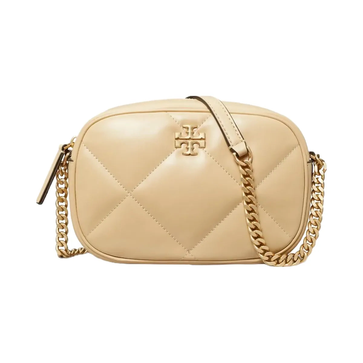 Tory Burch Kira Diamond Quilt Camera Bag Vanilla Soft Serve