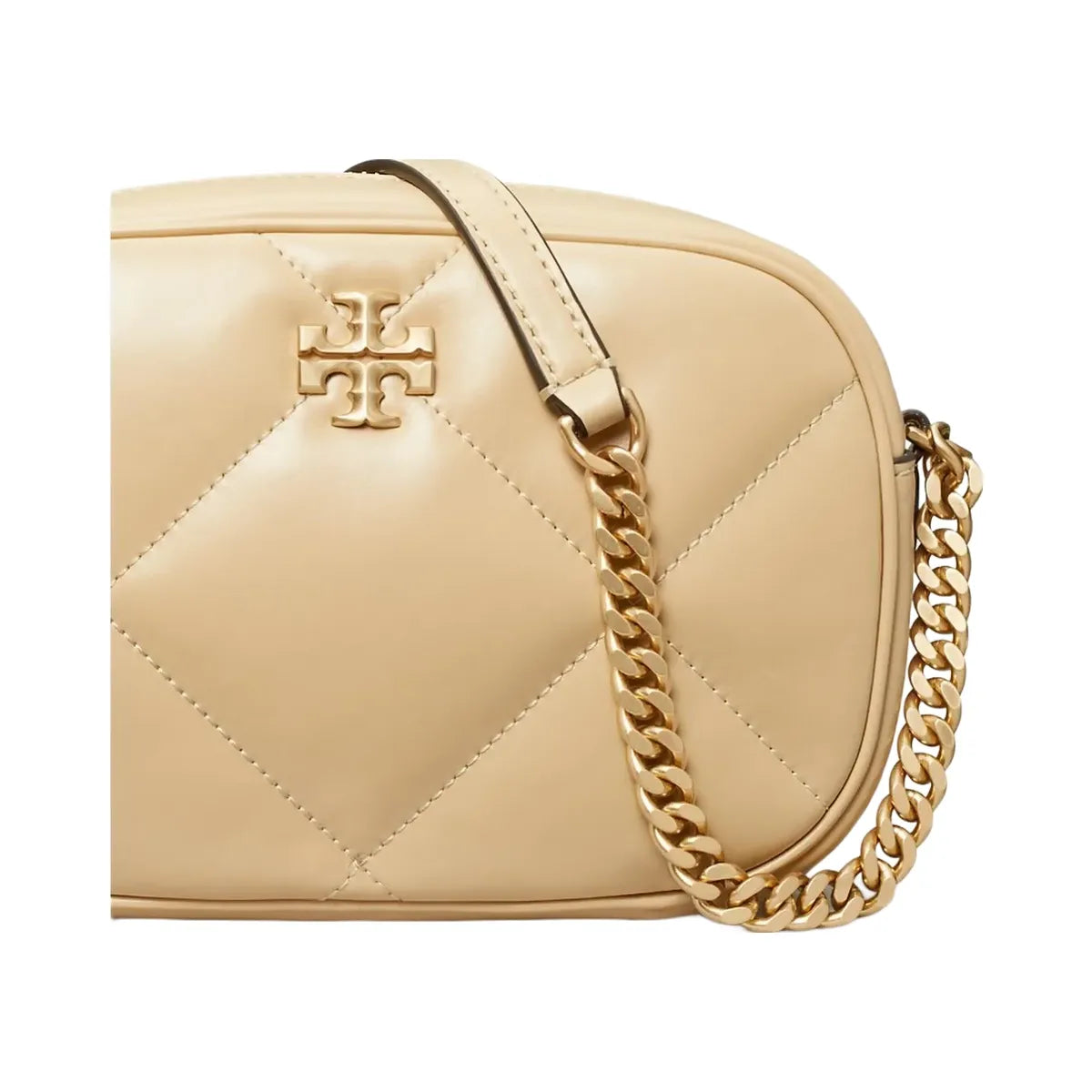Tory Burch Kira Diamond Quilt Camera Bag Vanilla Soft Serve