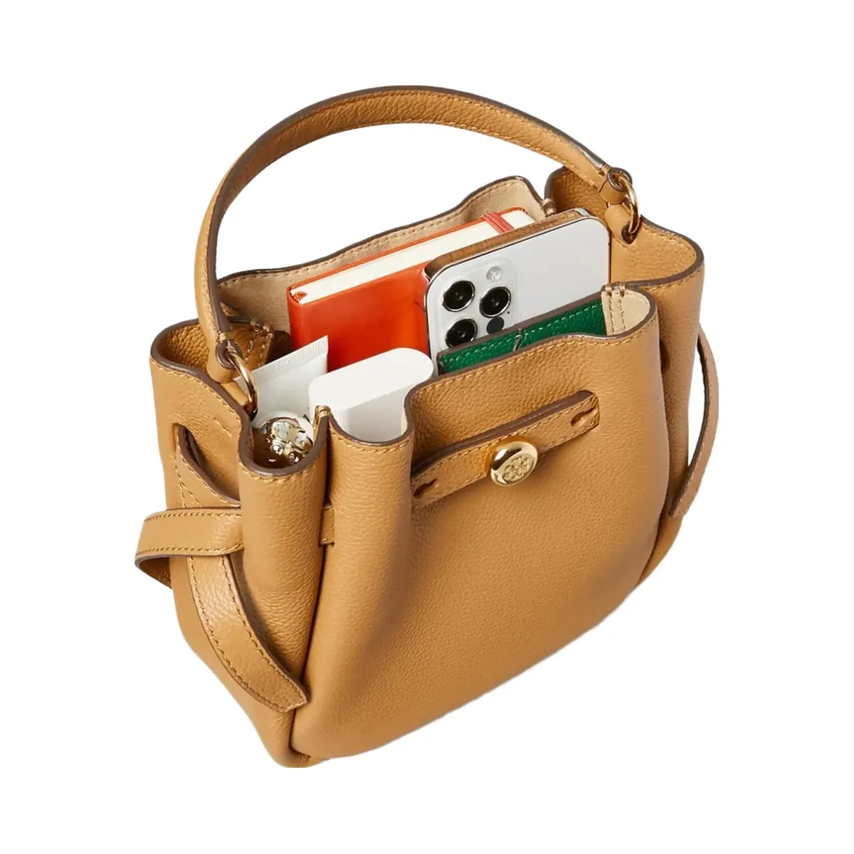 Tory Burch Mini Romy Bucket Bag Black