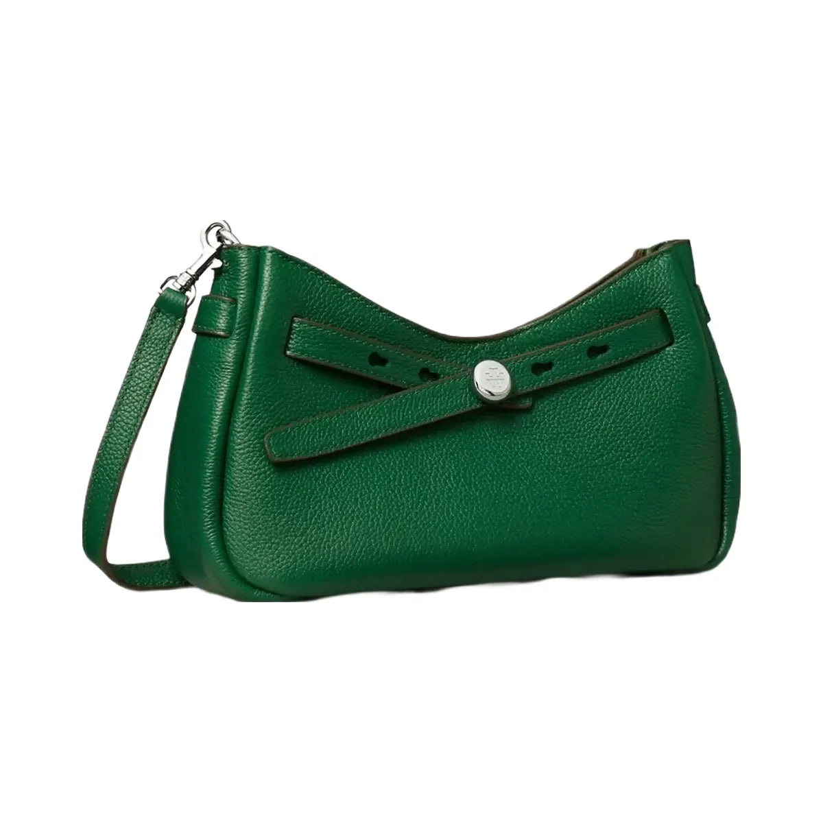 Tory Burch Romy Zip Top Crossbody Dark Kale