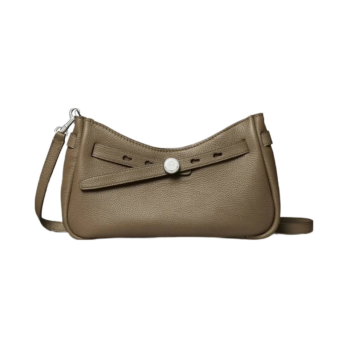 Tory Burch Romy Zip Top Crossbody Wild Mushroom