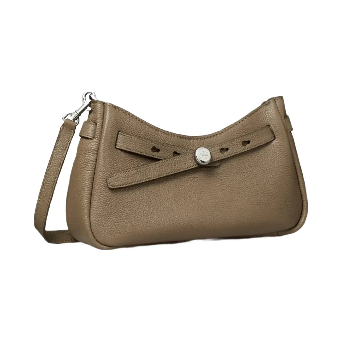 Tory Burch Romy Zip Top Crossbody Wild Mushroom
