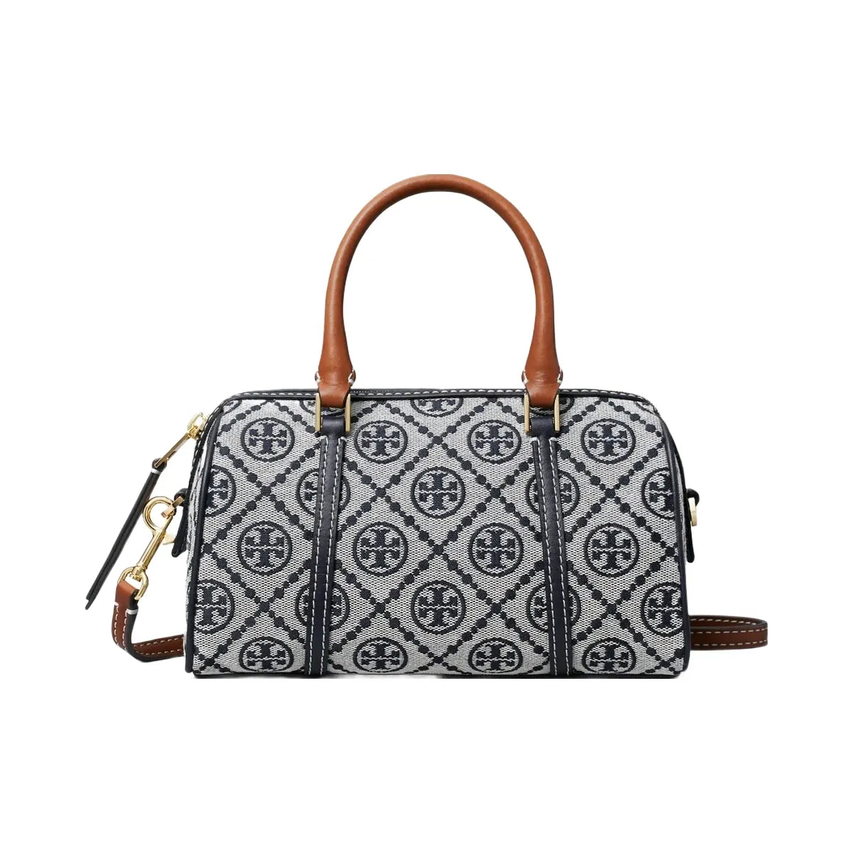 Tory Burch T Monogram Petite Barrel Bag Tory Navy