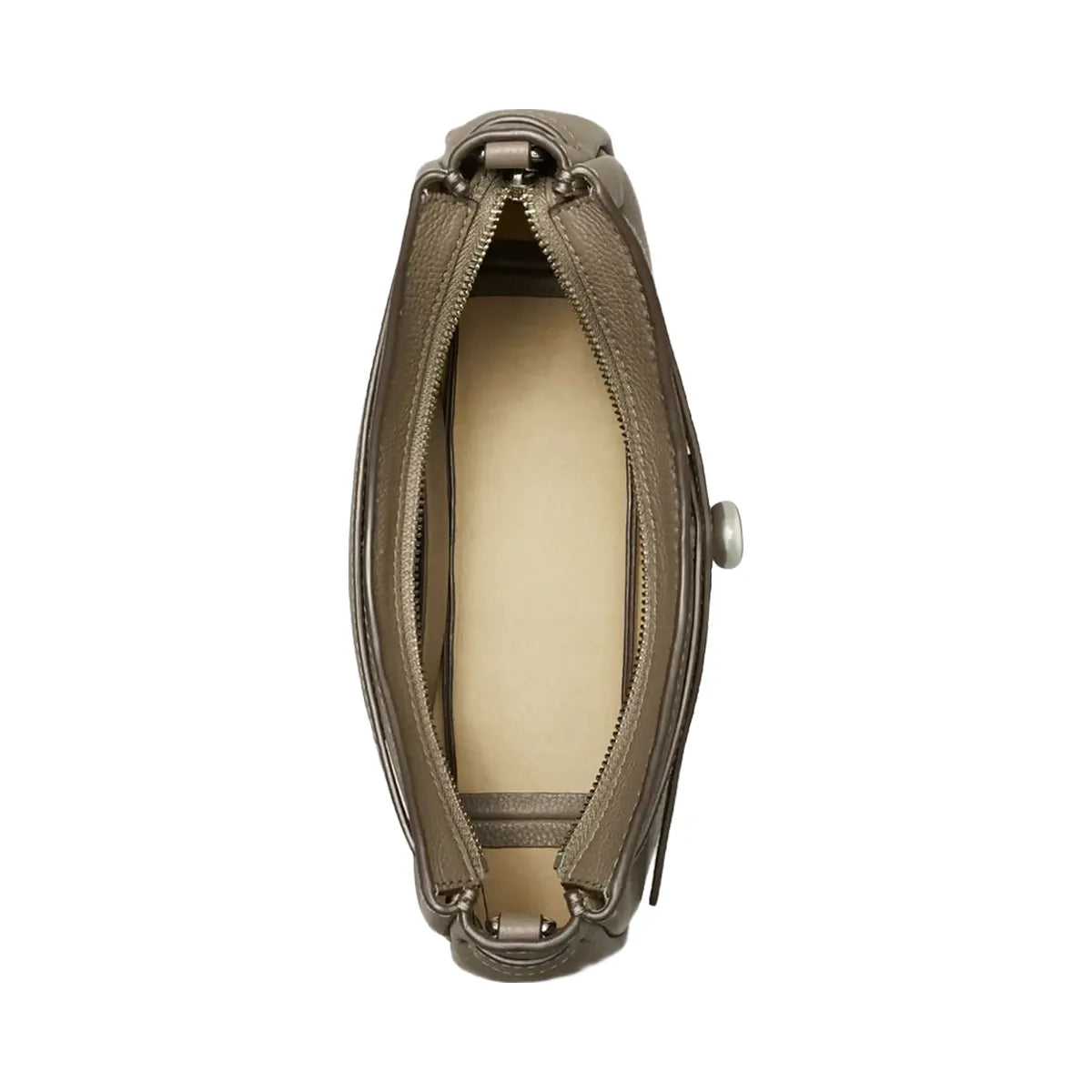 Tory Burch Romy Zip Top Crossbody Wild Mushroom
