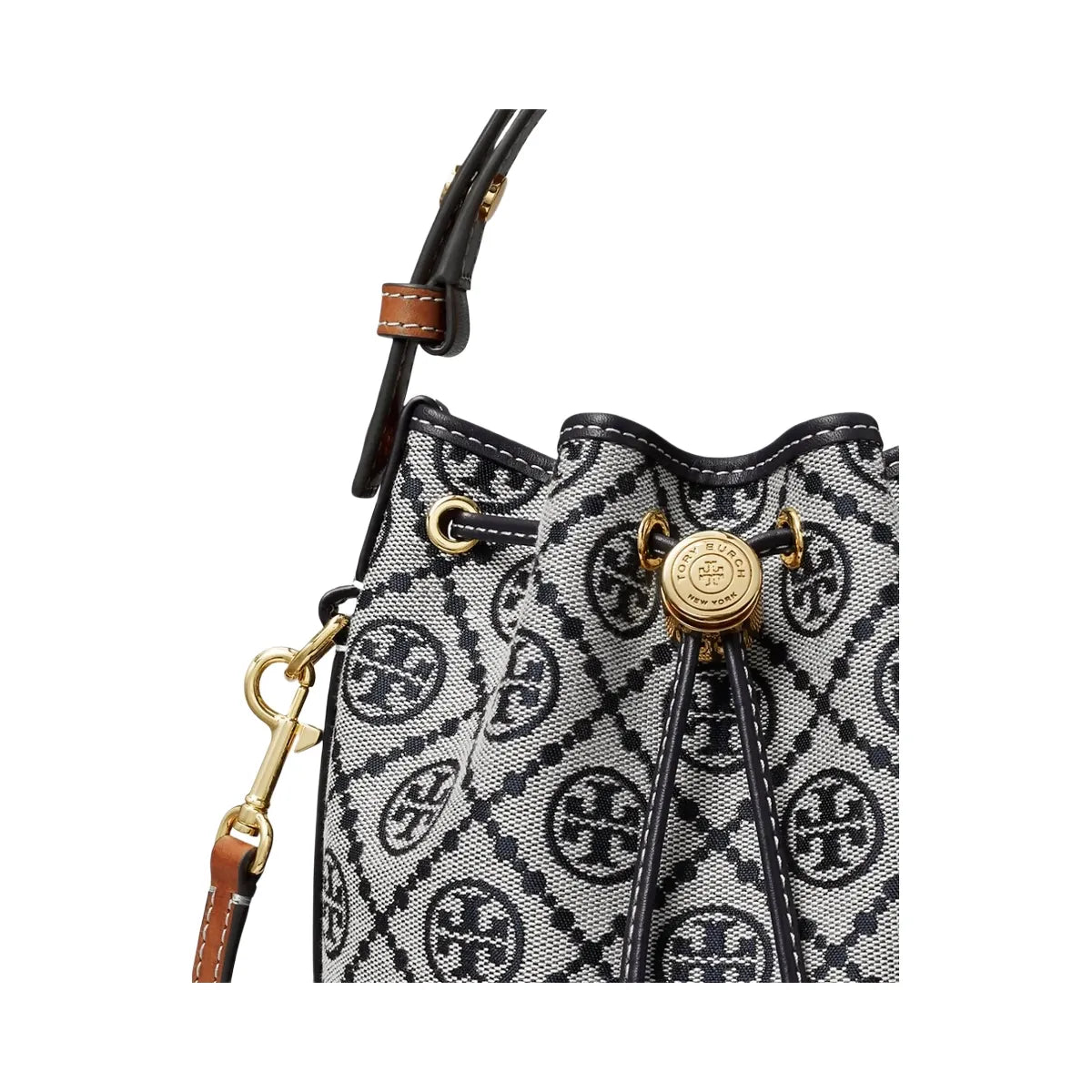 Tory Burch T Monogram Mini Bucket Bag Tory Navy