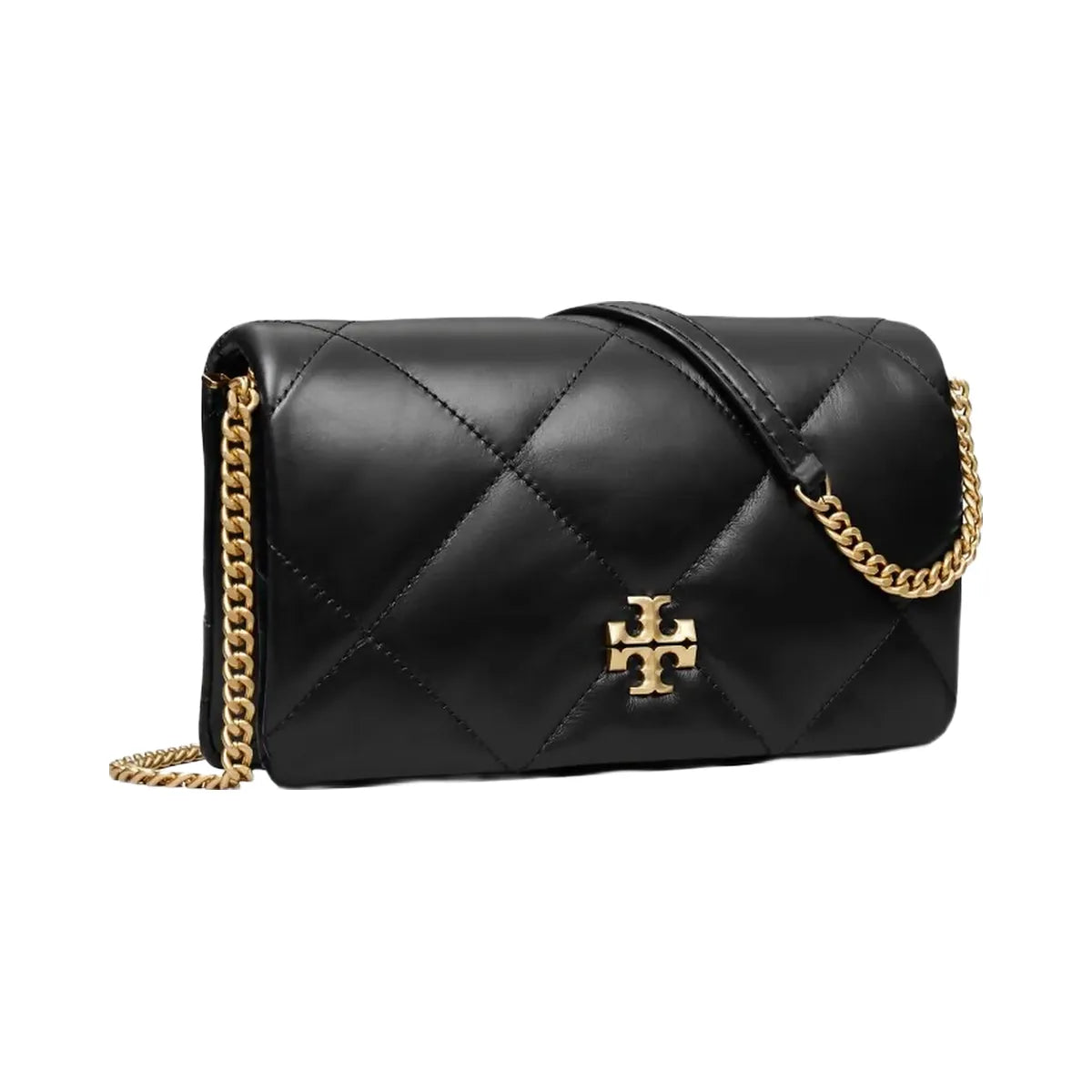Tory Burch Kira Diamond Quilt Crossbody Black