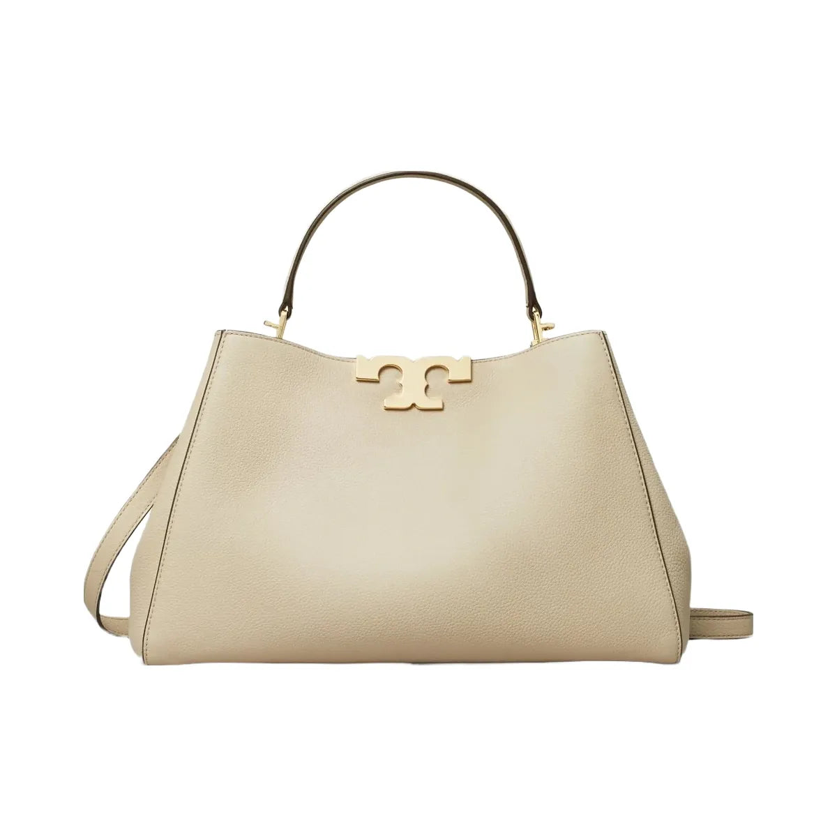 Tory Burch Eleanor Soft Satchel Light Stone