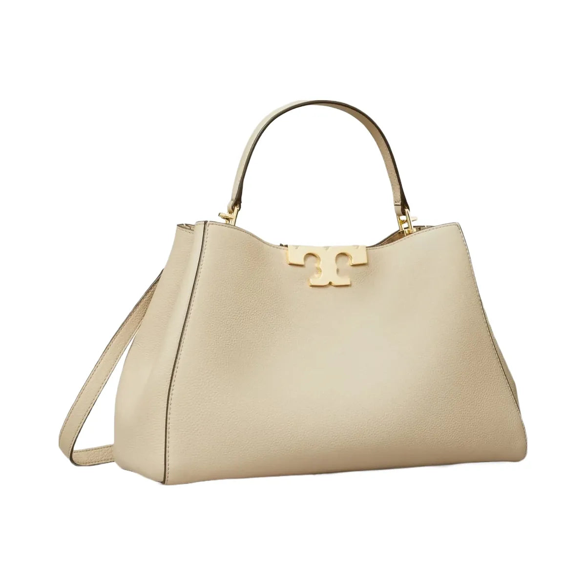 Tory Burch Eleanor Soft Satchel Light Stone