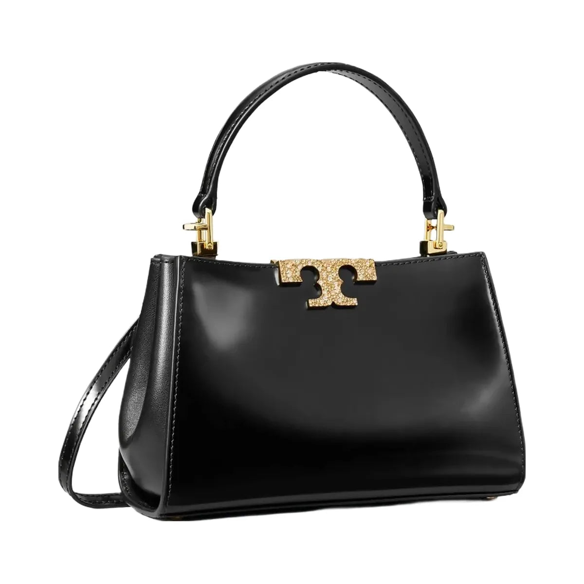 Tory Burch Mini Eleanor Pav Satchel Black