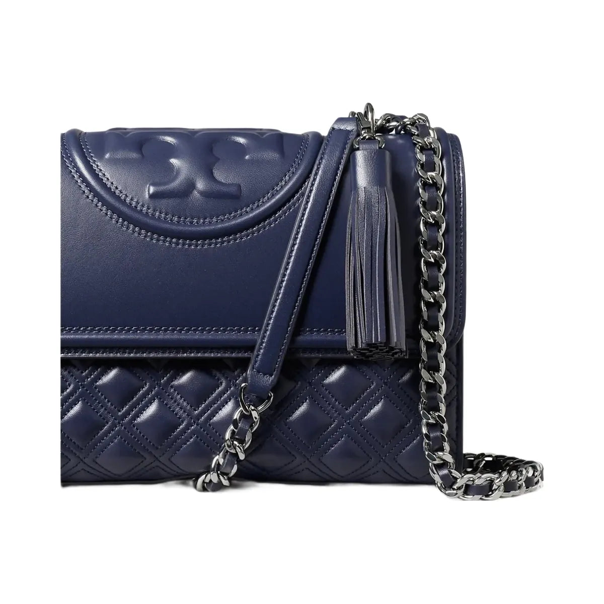 Tory Burch Fleming Shoulder Bag Royal Navy