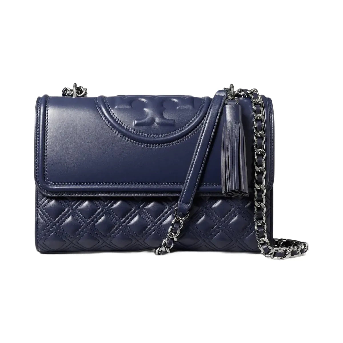 Tory Burch Fleming Shoulder Bag Royal Navy