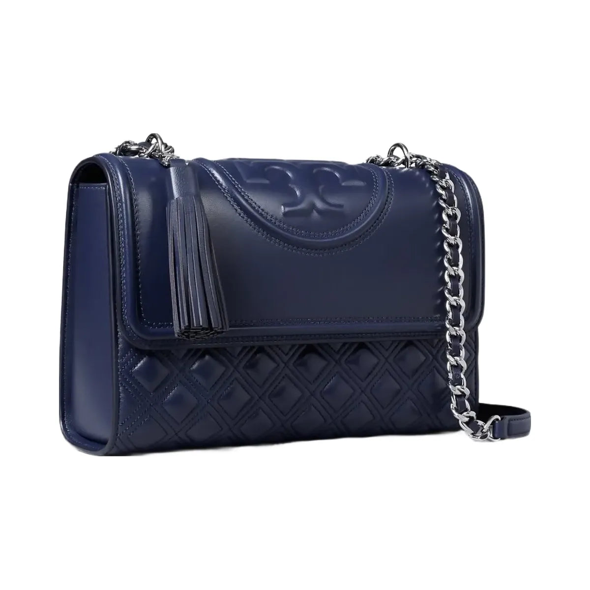 Tory Burch Fleming Shoulder Bag Royal Navy
