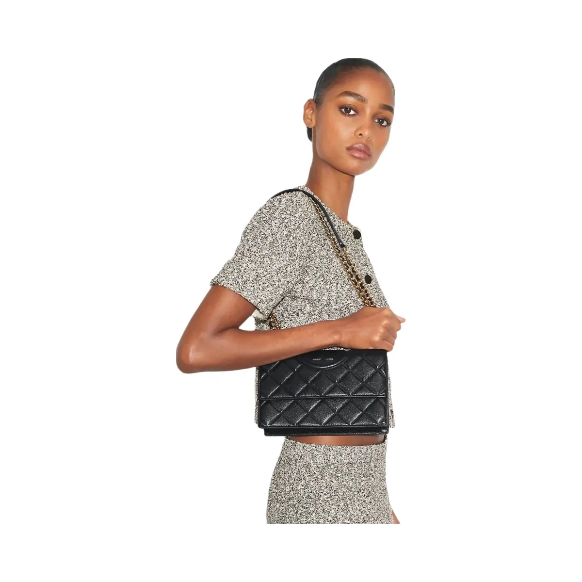 Tory Burch Fleming Shoulder Bag Black