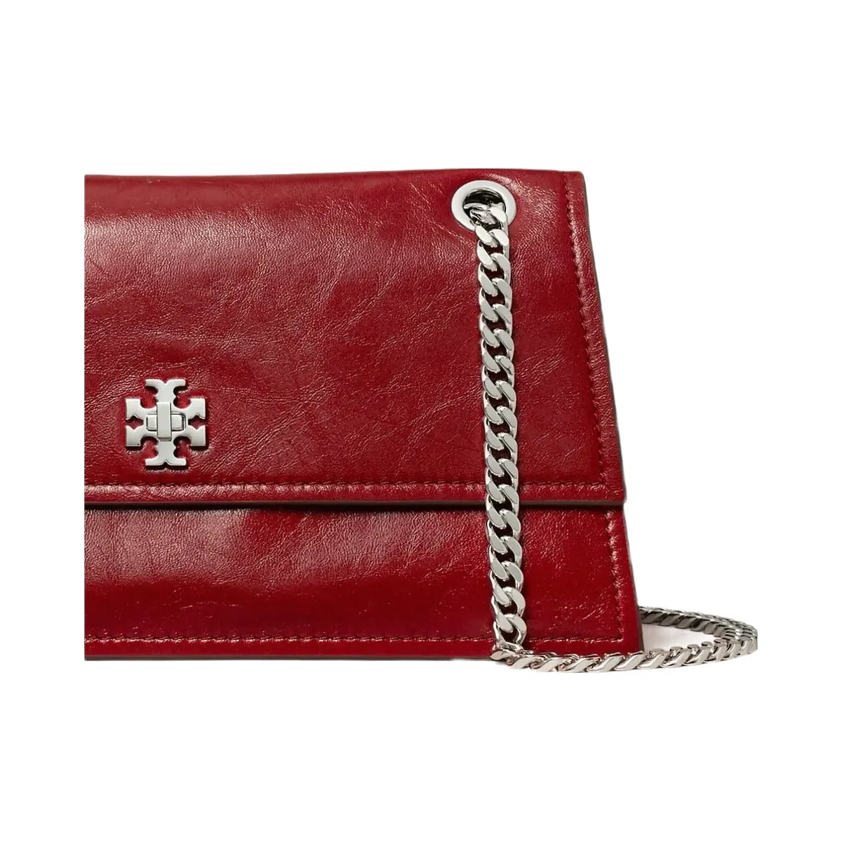 Tory Burch Kira Turnlock Shoulder Bag Red