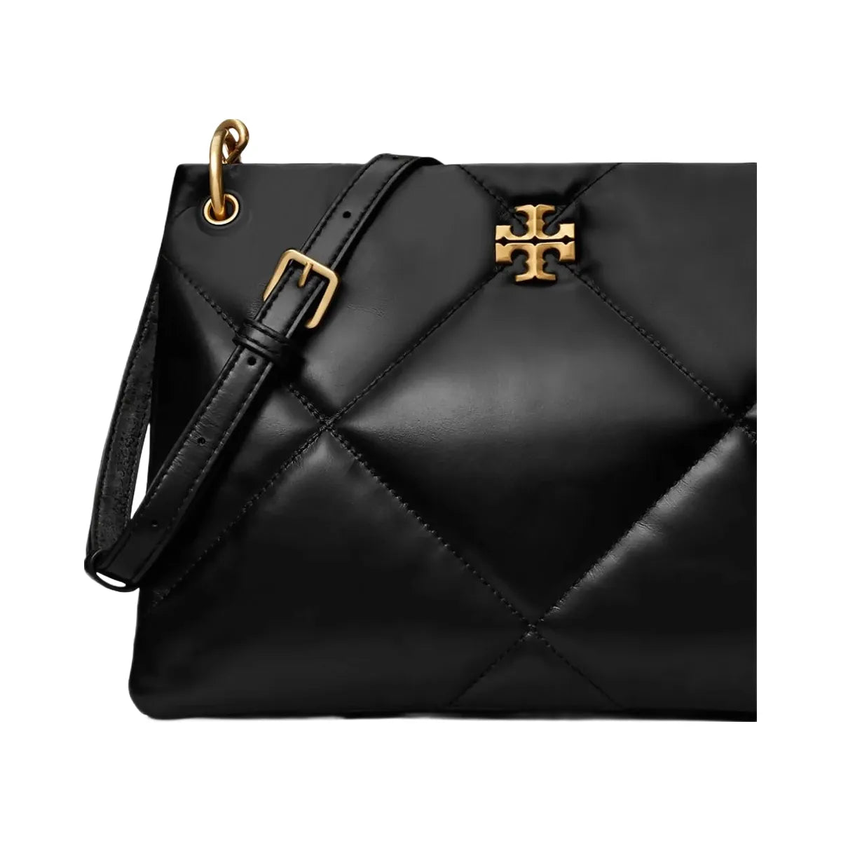 Tory Burch Small Kira Diamond Quilt Shoulder Bag Black