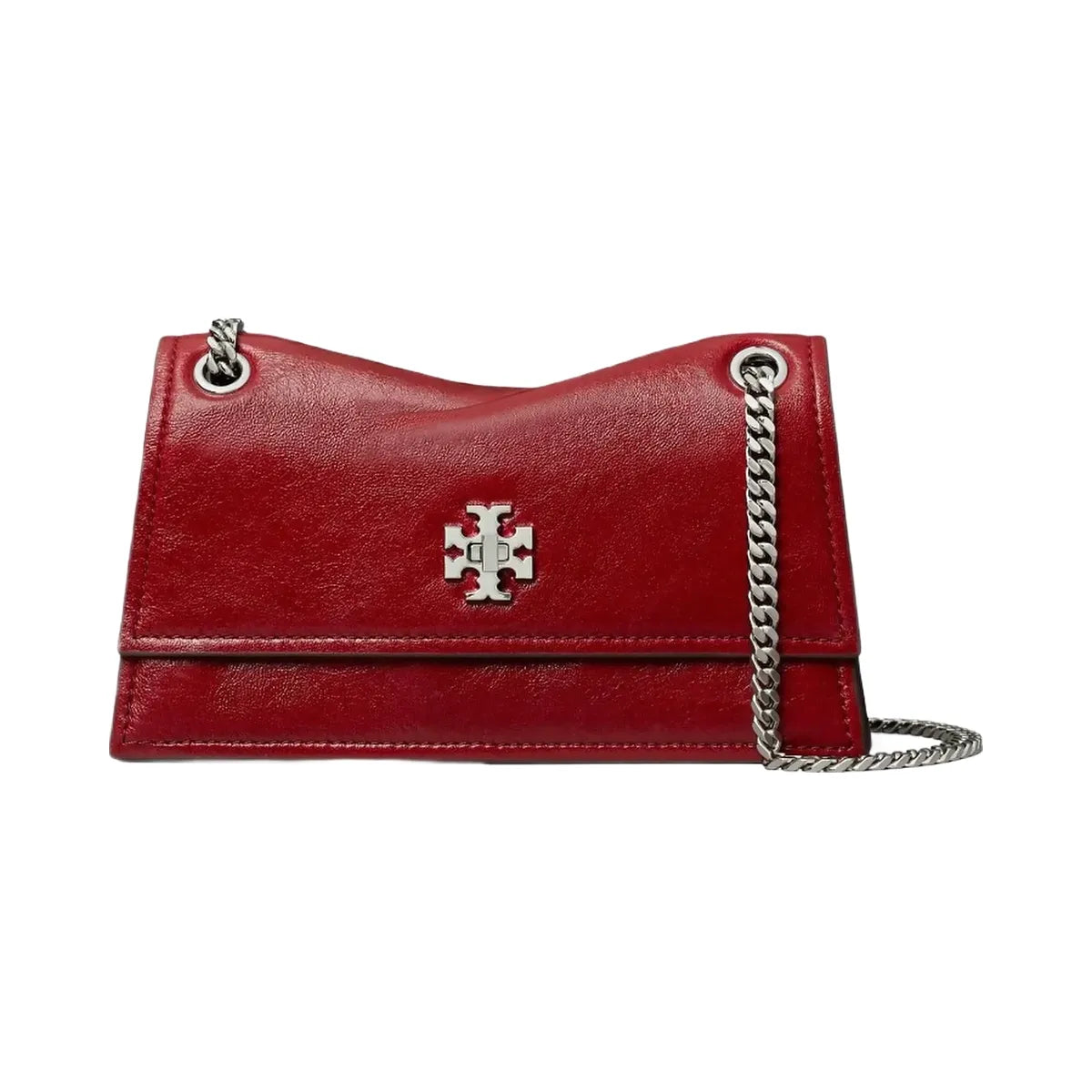 Tory Burch Mini Kira Turnlock Shoulder Bag Red