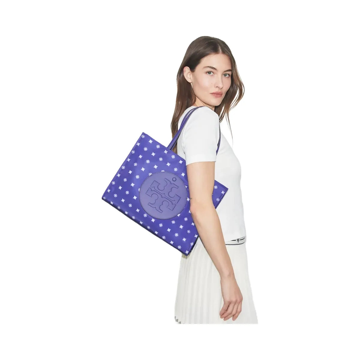 Tory Burch Small Ella Printed Tote Nothing Ditsy