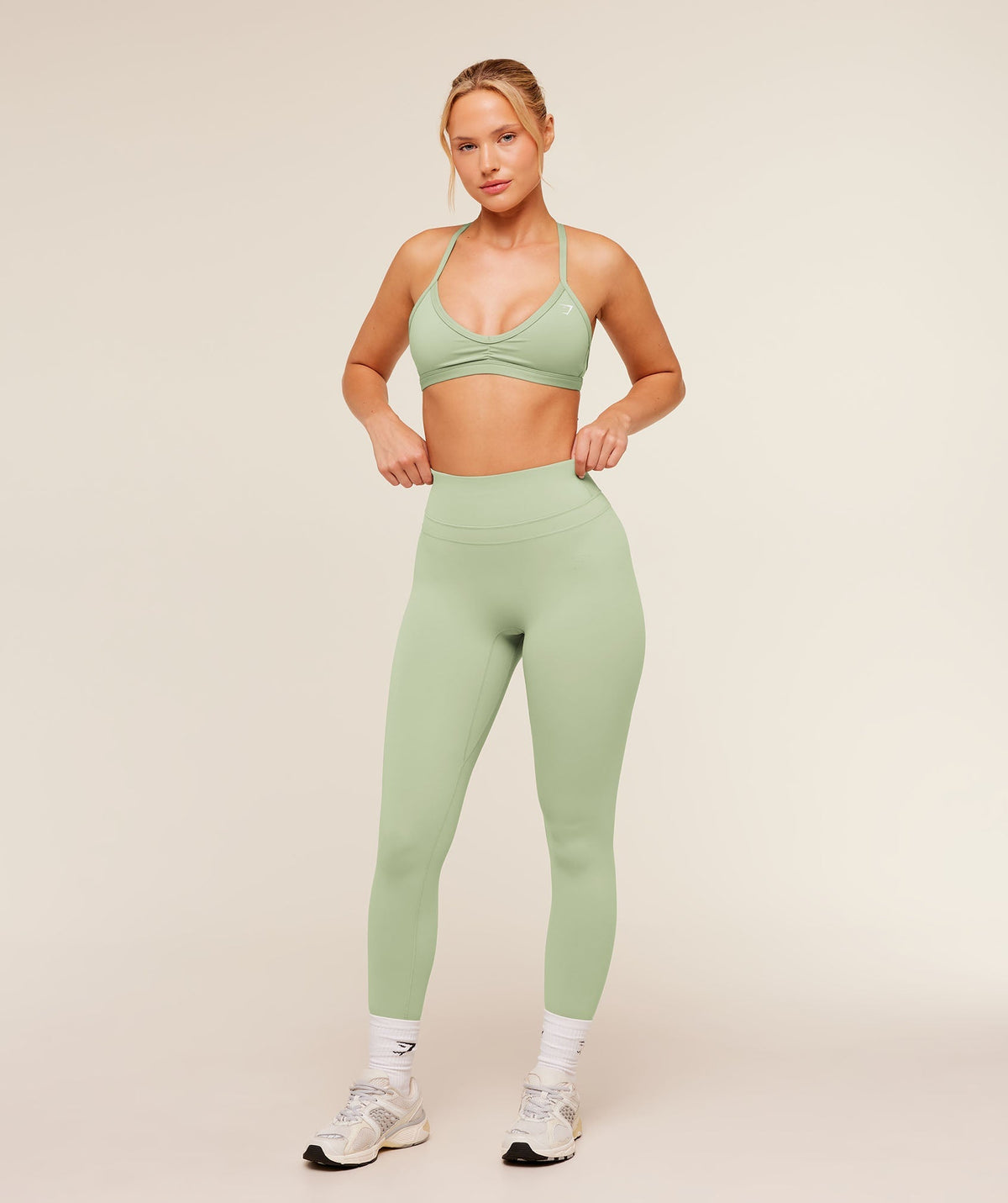 Women's Gymshark Whitney Regular Leggings Haze Green