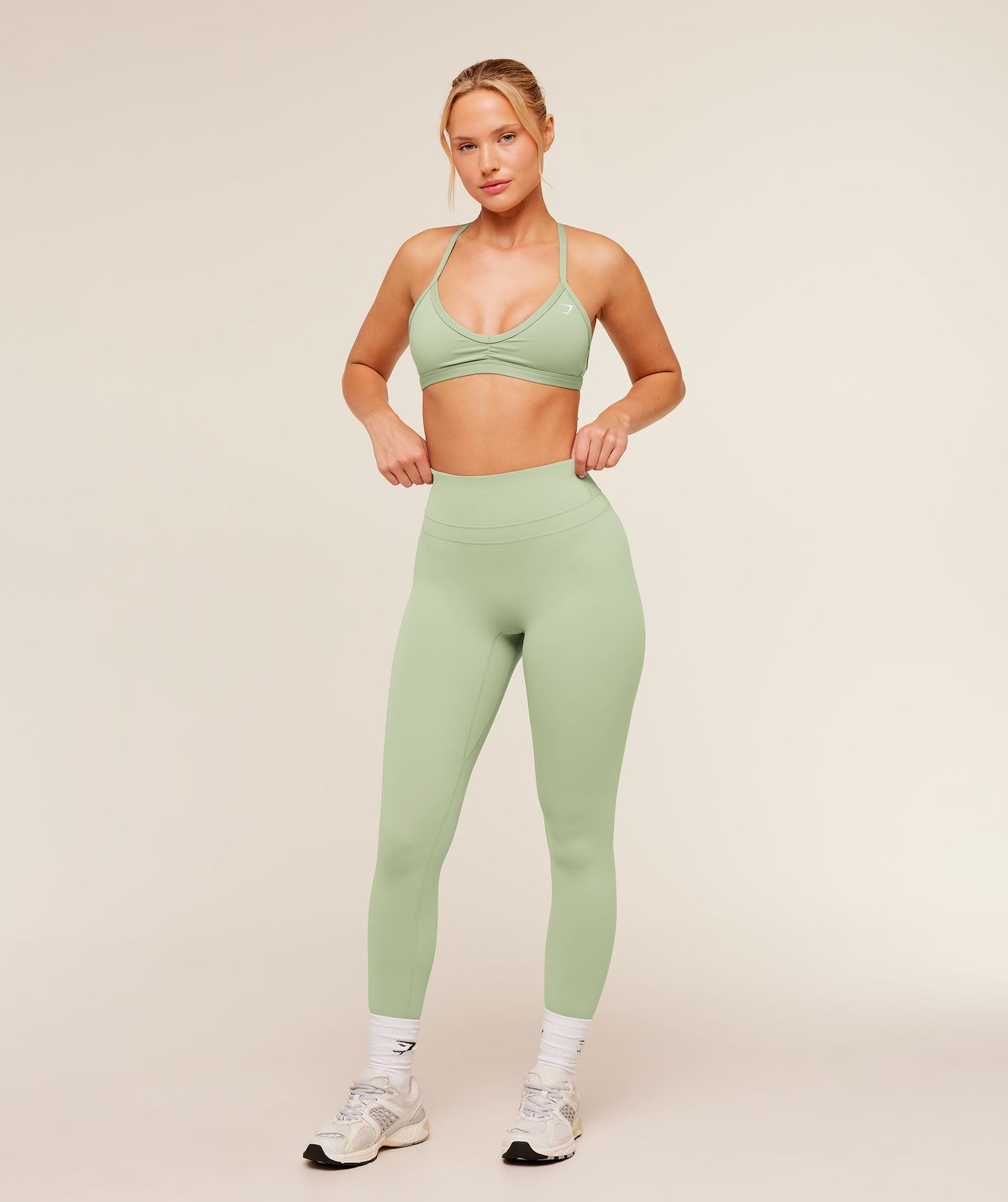 Women's Gymshark Whitney Regular Leggings Haze Green