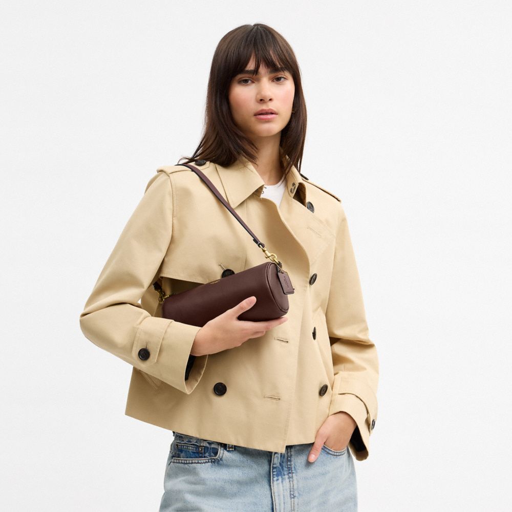 Coach Barrel Bag Brass Maple