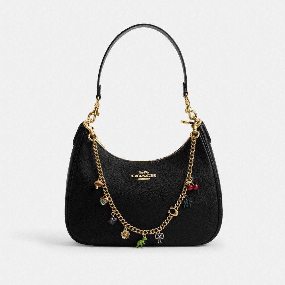 Coach Chain Strap With Charms Brass Multi