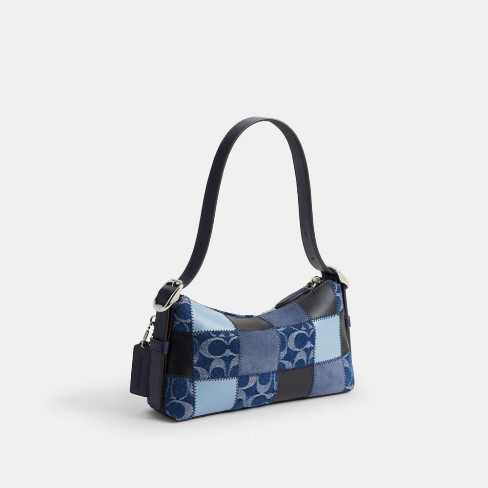 Coach Alter/Ego Small Slouchy Shoulder Bag Denim Sig Multi