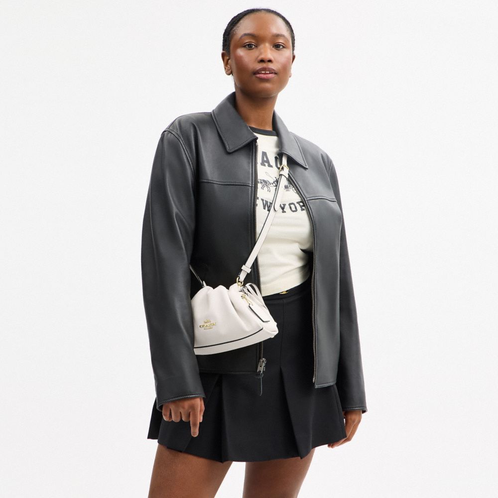 Coach Faye Shoulder Bag Gold Chalk