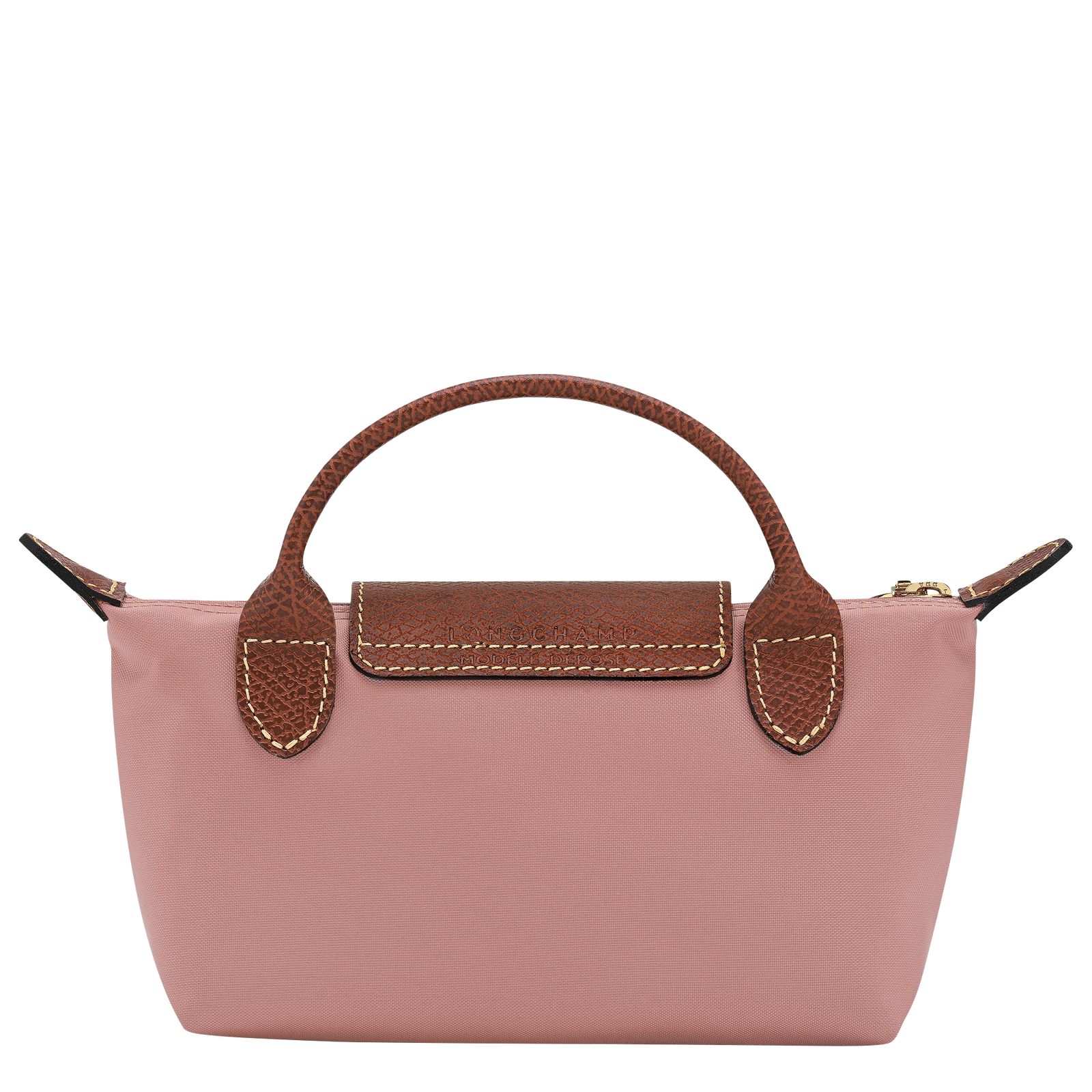 Longchamp Le Pliage Original Pouch with handle Pink Tea