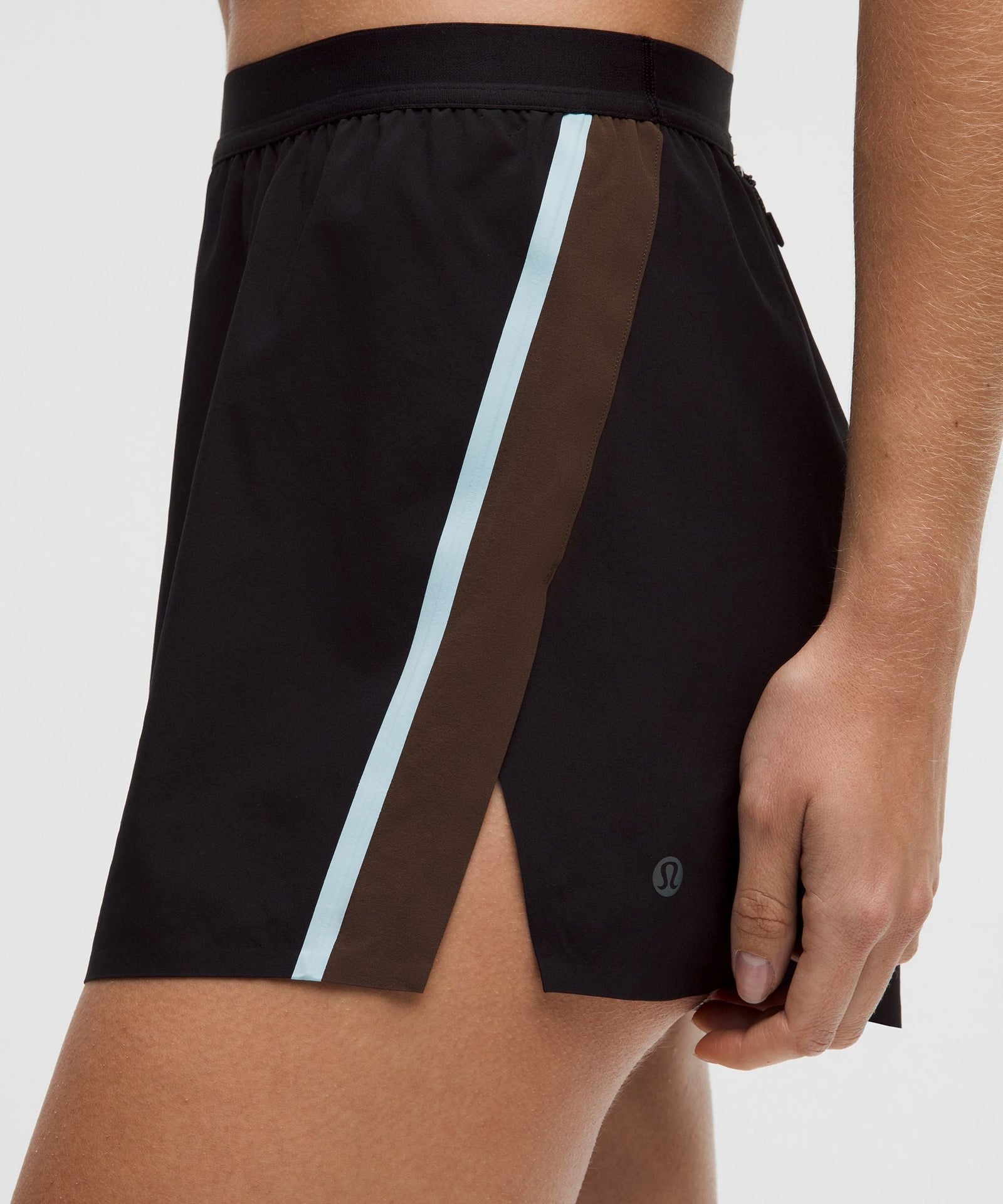 Lululemon Women's High-Rise Split Short 3" *Stripe