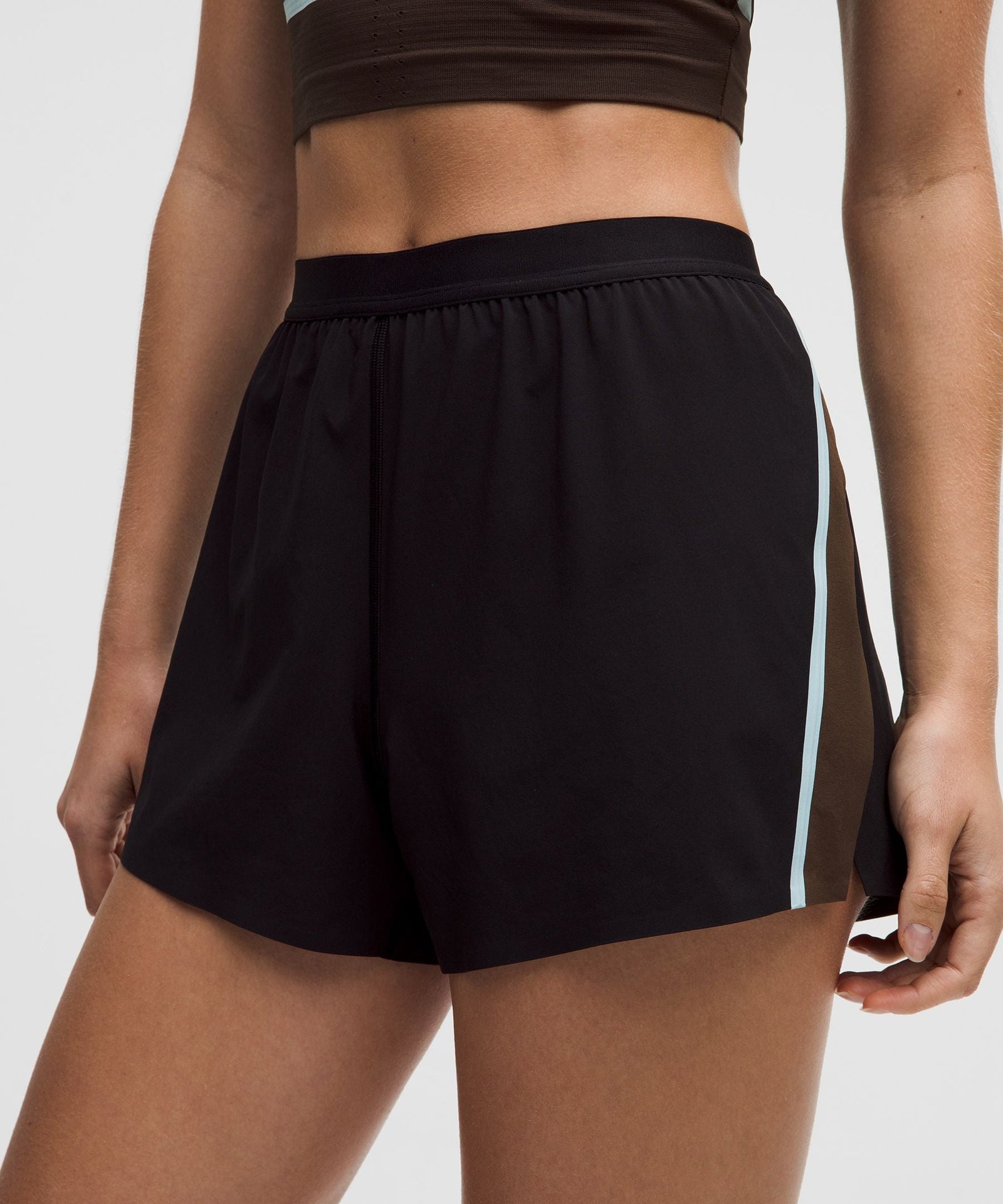 Lululemon Women's High-Rise Split Short 3" *Stripe