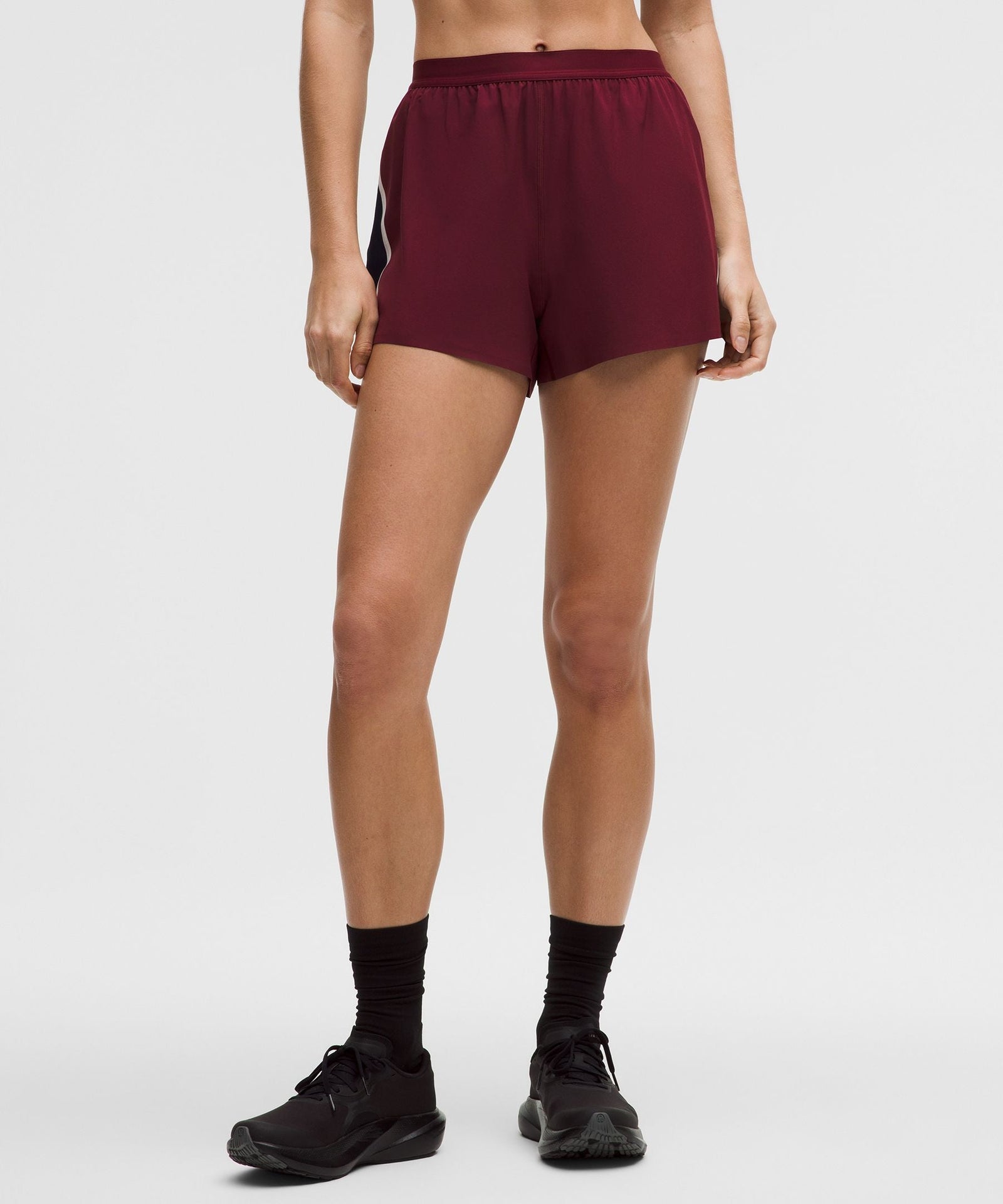 Lululemon Women's High-Rise Split Short 3" *Stripe