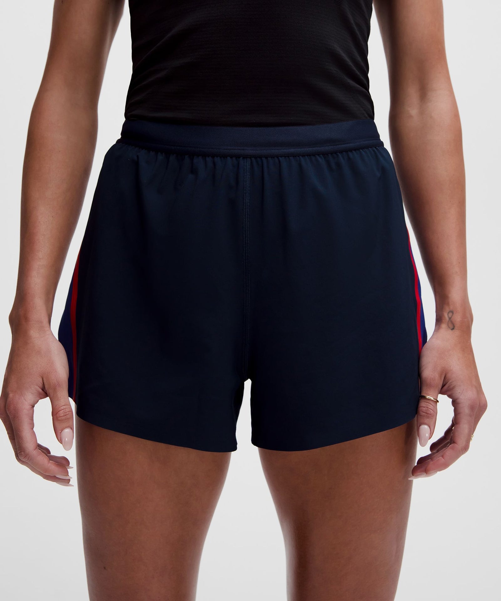 Lululemon Women's High-Rise Split Short 3" *Stripe