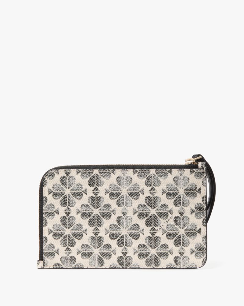 Lucy Spade Flower Small L-Zip Wristlet