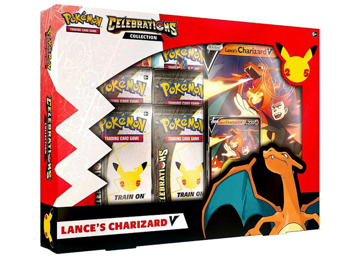 Pokemon Tcg 25Th Anniversary Celebrations V Box Lances Charizard V