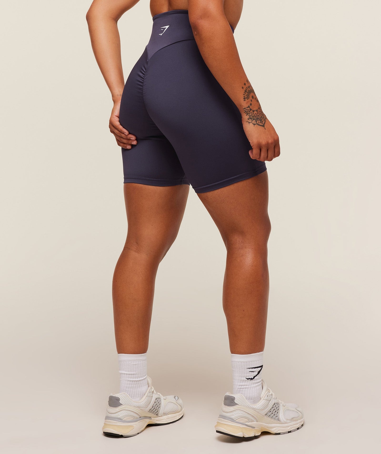 Women's Gymshark Power Original Tight Shorts Midnight Purple