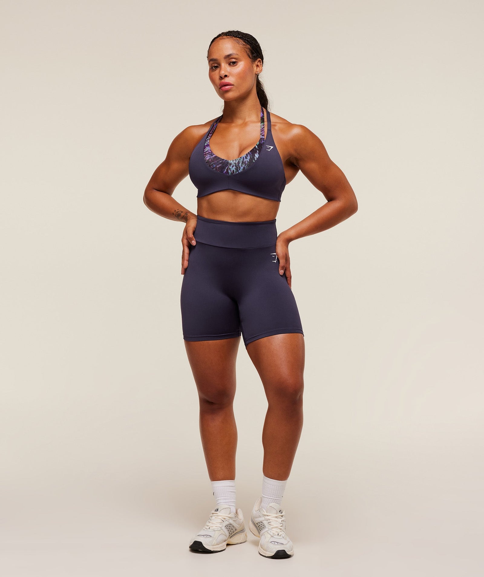 Women's Gymshark Power Original Tight Shorts Midnight Purple