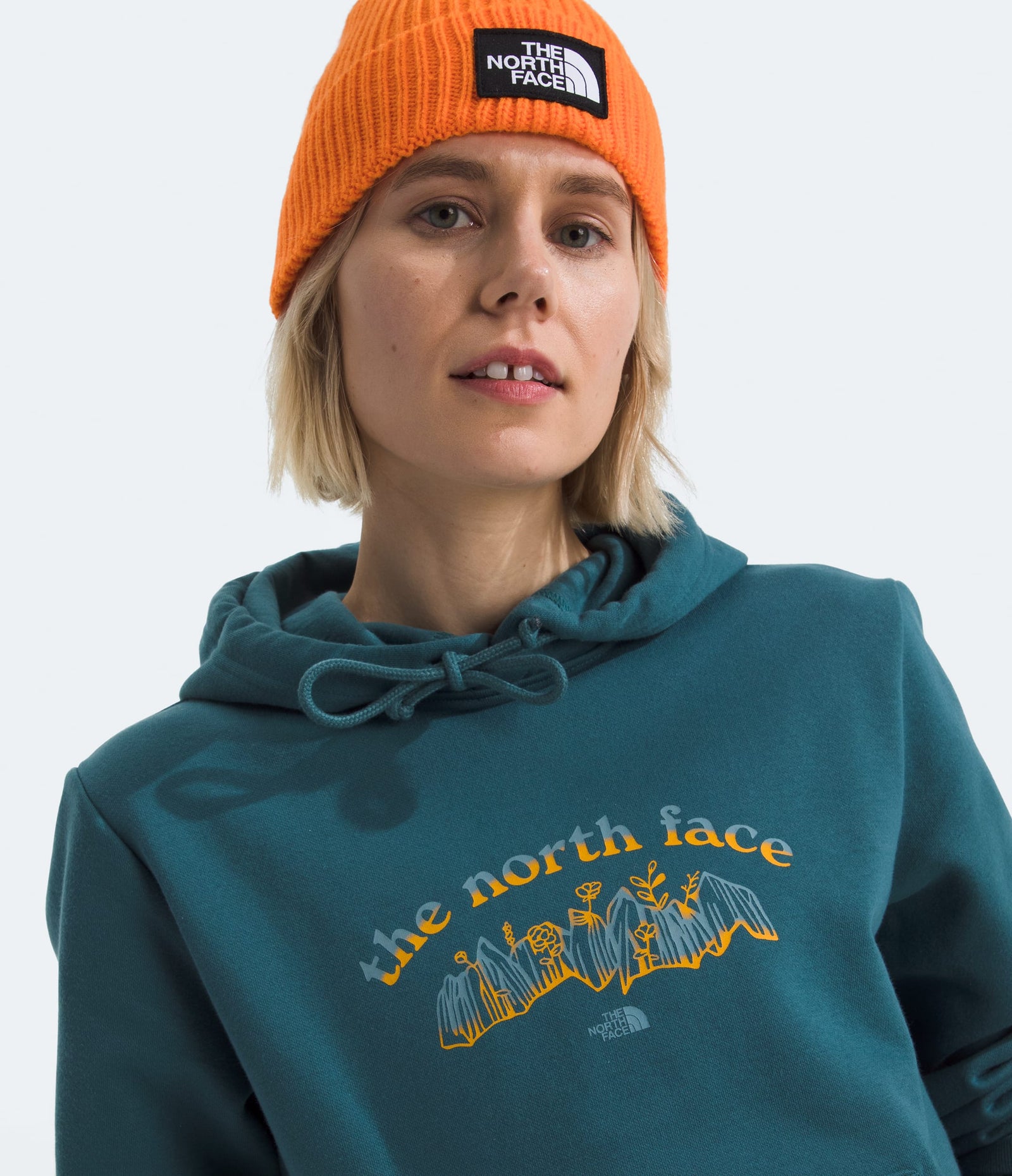The North Face Women’s Evolution Retro-Growth Hoodie—Graphic Space
