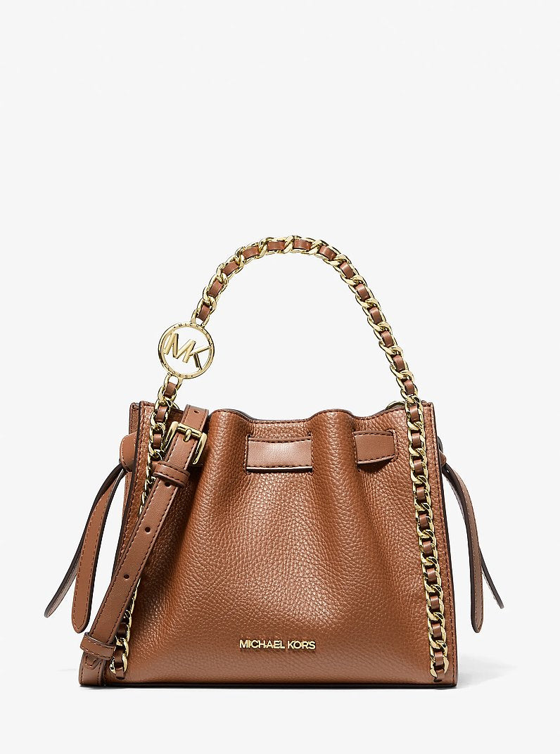 Michael Kors Mina Small Chain Crossbody Bag Luggage
