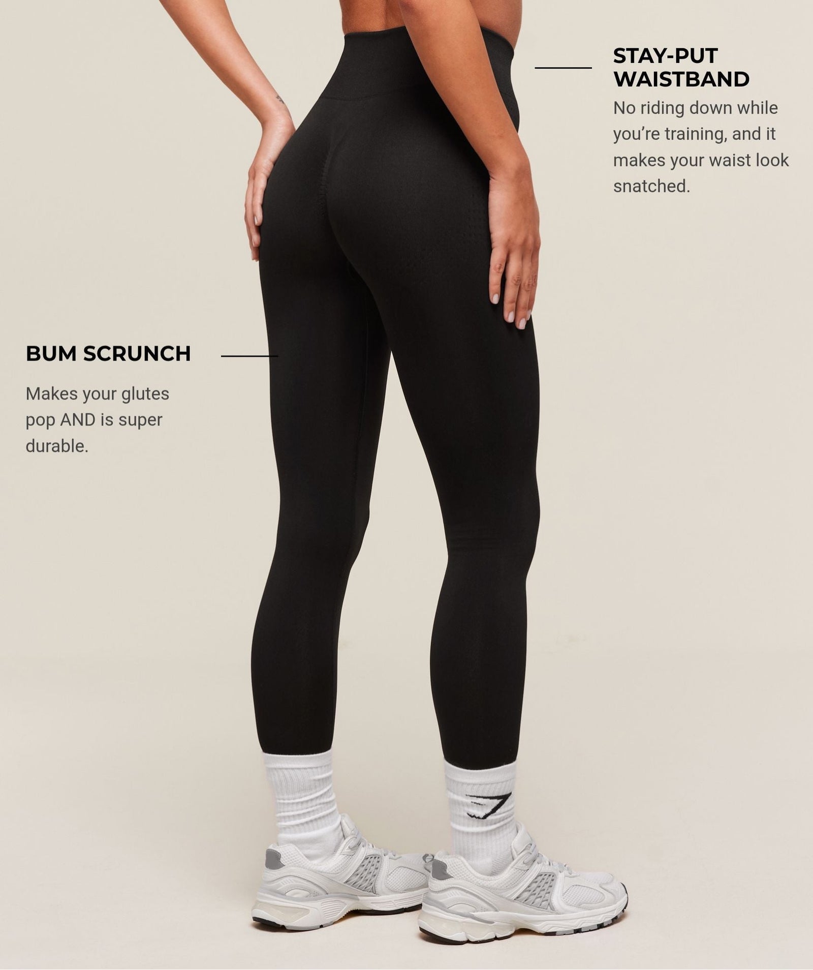 Women's Gymshark Vital Soft Leggings Black